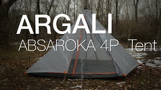 ARGALI GEAR ABSAROKA 4P TENT [upl. by Ahsac40]