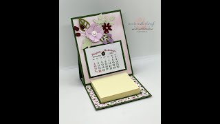 Easel Calendar with Post It Note SD 480p [upl. by Leirej996]