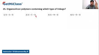 Understanding Organosilicon Polymer Linkages KCET 11th Chemistry Some p Block Elements [upl. by Atiuqam]