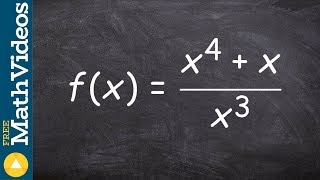 Determine the vertical and oblique asymptotes [upl. by Copeland]