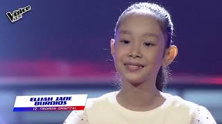 The Voice Kids Coach Julie sees a lot of potential for Elijah Jane Burdios EXCLUSIVE [upl. by Uht]