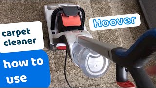 how to use Hoover Powerdash Pet carpet cleaner [upl. by Audrey251]