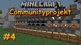 Automatischer Ofen  Minecraft Communityprojekt 4 Deutsch [upl. by Fawnia]