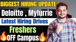 OFF Campus Drive For 2024  2023 Batch Hiring  Fresher Jobs  Qualcomm  Deloitte Hiring 202425 [upl. by Oletha]