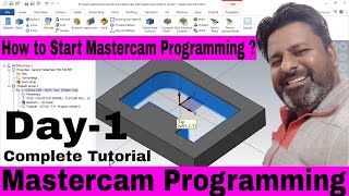 Mastercam 2023 Programming  Mastercam 2023 tutorials [upl. by Annayr974]