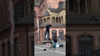 A bit of a Mainz show in Germany live fire show on balance circus 🇩🇪 🤘 [upl. by Leumel]