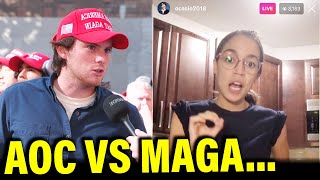 AOC Asks MAGA One Question… the Results are STUNNING [upl. by Anoy748]