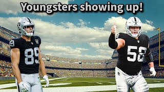 A couple of rookies that showed up for the Raiders in Week 11 [upl. by Leund]