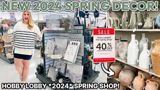 NEW HOBBY LOBBY 2024 SPRING SHOP DECOR 🤩 Target Studio McGee Decor Dupes  Aisles Of NEW Finds [upl. by Cann]