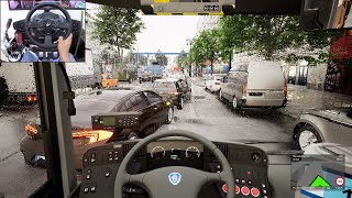 The Bus  Early access gameplay  Dynamic weather  Thrustmaster T300RS [upl. by Parrisch]