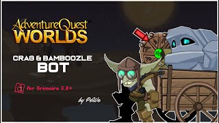 AQW  Crag amp Bamboozle Pet Bot  Bamboozle vs Drudgen  Quest for Grimoire [upl. by Imehon427]