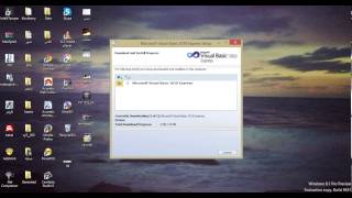تحميل وتفعيل فيجوال بيسك  Visual Basic 2010 Express [upl. by Nisior]