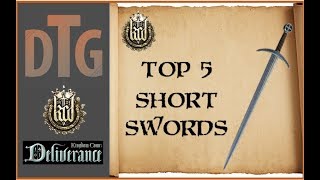 Kingdom Come Deliverance  Top 5 Best Short Swords in Game  Weapon Analysis [upl. by Hanan]