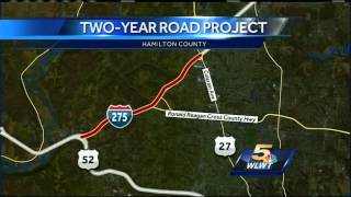 Construction project begins on I275 in Colerain Township [upl. by Ynnot]