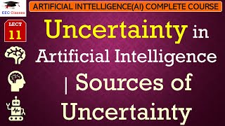 L11 Uncertainty in Artificial Intelligence  Sources of Uncertainty  AI Lectures in Hindi [upl. by Eaves959]