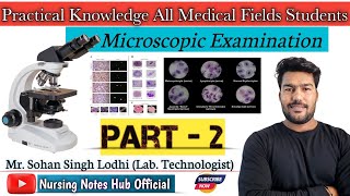 Microscopic Examination Peripheral Blood Smear Examination In Microscope [upl. by Lon]