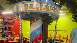 Jolly roger Gallopers carousel Kiddie ride [upl. by Gonick]