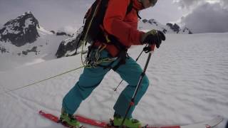 Roping Up For Glacier Travel  Ski Mountaineering Tips Ep2 [upl. by Ahl]