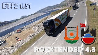 Roextended 43 New roads Diyarbakır Şanlıurfa Bingöl Italy GaziantepErzurum route ETS2 151 [upl. by Ocirema]