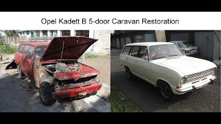 Opel Kadett B 11 5door Caravan restoration [upl. by Eppesuig]