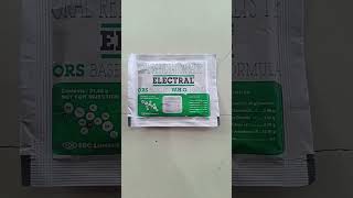 electral sachet electral powderors powder इलेक्ट्रॉल पाउडर [upl. by Ettore]