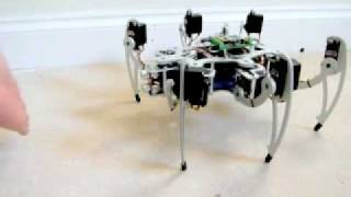 MSRH01 Hexapod  SRF08 Tutorial 3 [upl. by Ahsenar981]