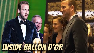 This is what a Ballon dOr night looks like from a players views  Harry Kane up close  BTS [upl. by Alemahs]