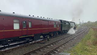 Tangmere coming into Hellifield station steamtrain train trainspotter trainspotting steamtrain [upl. by Cordula]