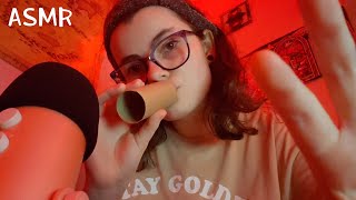 ASMR  Mouth Sounds Hand Movements Tingle Tube Fishbowl and More [upl. by Seana]