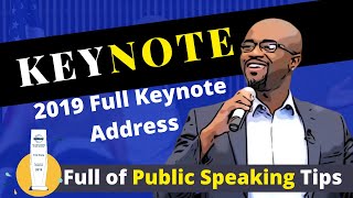 PUBLIC SPEAKING EXAMPLE  Aaron Beverly Keynote Speech [upl. by Law]