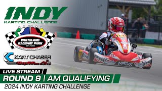 2024 Indy Karting Challenge Round 9  Whiteland IN  AM Groups [upl. by Aleka]