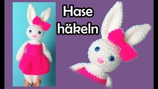 Hase häkeln  Romy Fischer Häkelanleitung [upl. by Ohploda]