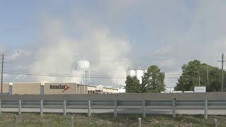 Residents in US state of Georgia told to evacuate or take shelter after chemical plant fire [upl. by Asirram73]