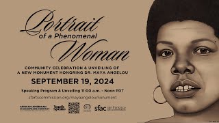 Dr Maya Angelou Monument Unveiling [upl. by Ahsoet]