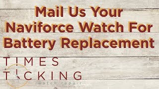 Naviforce Watch Battery Replacement [upl. by Kimberlyn754]