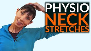 Physio Neck Exercises Stretch and Relieve Routine UPDATE [upl. by Adnoved]