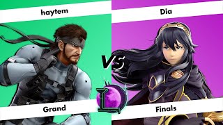 Lunacity 17 Grand Finals  haytem Snake vs Dia Lucina  SSBU [upl. by Oicirbaf]