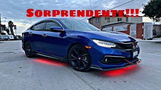 COMO DARLE UN ESTILO MAS DEPORTIVO AL HONDA CIVIC 2018 TOURING TUNING [upl. by Alexandria]