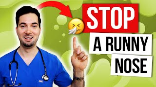 How to get rid of a runny nose fast and stop instantly [upl. by Enaj]