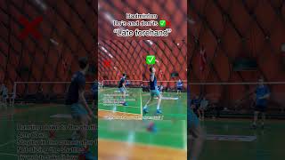 Badminton Do’s and don’ts ✅❌ “Late forehand” shorts badminton badmintonlovers [upl. by Ecam]