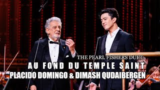 Dimash Qudaibergen amp Placido Domingo  The Pearl Fishers’ Duet Au fond du Temple Saint 2023 [upl. by Murvyn]