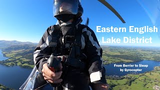 Gyrocopter through the Eastern English Lake District [upl. by Lat454]