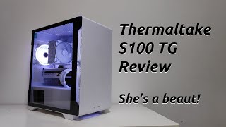 Thermaltake S100 Review and Pure White RTX 3070 Build [upl. by Yordan]