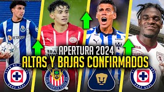 ¡3 BOMBAZOS DE CHIVAS ¡SÁNCHEZ A CRUZ AZUL ¡VUCE VUELVE Fichajes Apertura 2024 [upl. by Vernita]