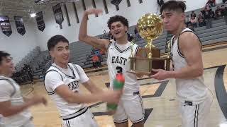 Highlights Boys BasketballWeslaco East 65 Harlingen South 54 F [upl. by Lobel332]