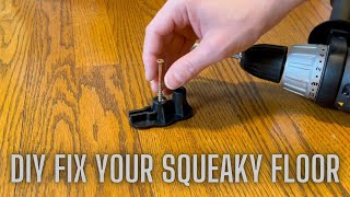 DIY Fix Squeaky Hardwood Floors [upl. by Demetra]