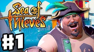 Sea of Thieves  Gameplay Part 1  Sailing the Seas and Finding Treasure with Zanitor [upl. by Alimaj]