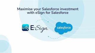 ESign x Saleforce  ESign Integrations [upl. by Camarata629]