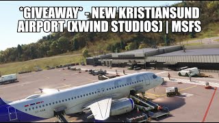 🔴 GIVEAWAY New Kristiansund Airport XWind Studios  SAS A320 Real World Flight [upl. by Ttelrats]