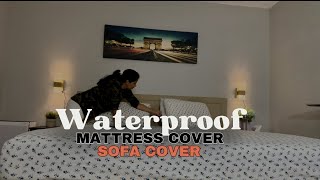 Unboxing Sufdari Waterproof Mattress Cover and Sofa Cover [upl. by Balas]